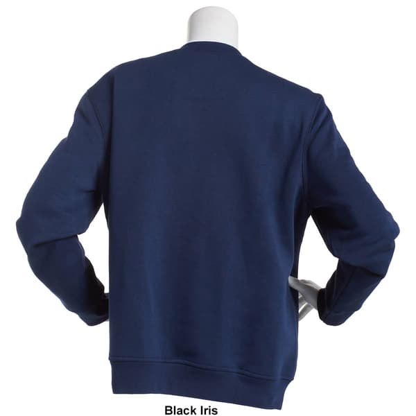 Petite Hasting & Smith Long Sleeve Basic Fleece Sweatshirt