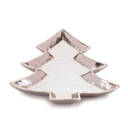 Melrose Metal Pine Tree Trinket Tray - Set of 2