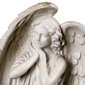 Northlight Standing Angel with Wings Outdoor Garden Statue - image 5