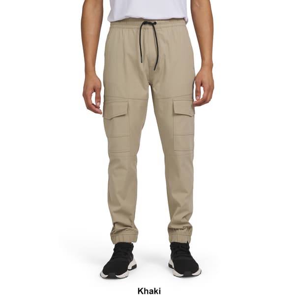 Young Mens Akademiks 2-Pocket Tech Cargo Joggers