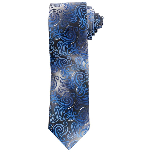 Mens Van Heusen&#40;R&#41; Shaded Textured Paisley Tie - image 