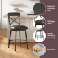 HH2 Home Decker Commercial Grade Counter Height Swivel Stool - image 10