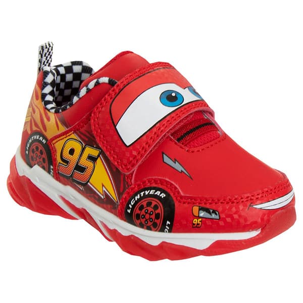 Little Boys Disney Pixar Cars Lightning McQueen Light Up Sneakers
