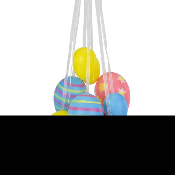 Northlight Seasonal 11.75in. Easter Egg Cluster Hanging Décor