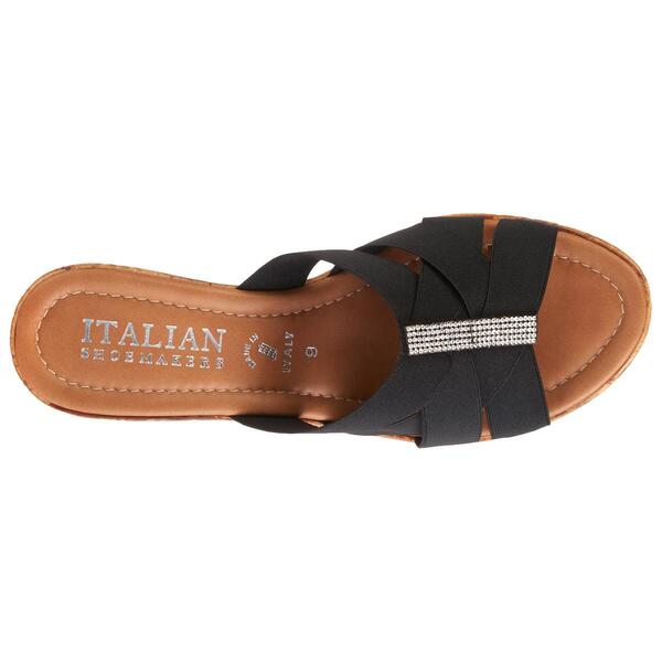 Womens Italian Shoemakers Duches Cork Wedge Sandals