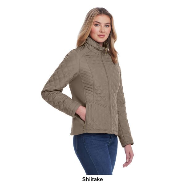 Petite Weatherproof&#174; Quilted Walker Coat with Side Stretch