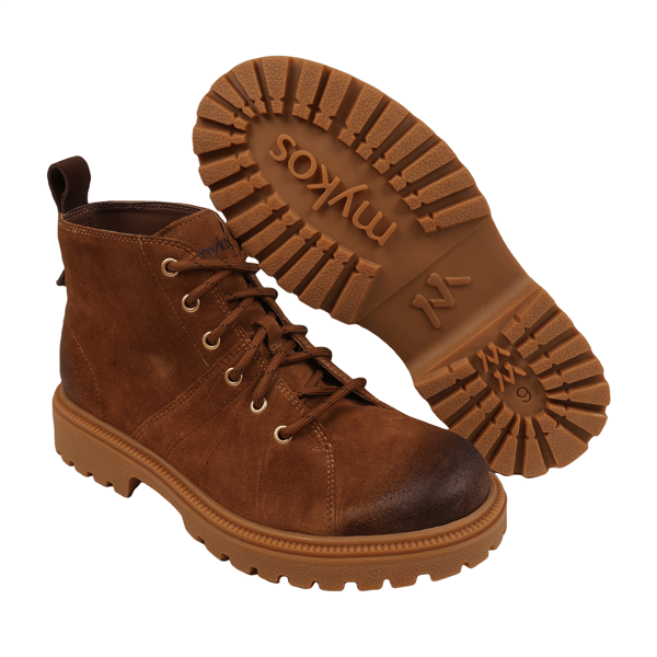 Mens Mykos Roman Lace-Up Water & Stain Resistant Boots