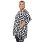 Plus Size White Mark Printed Geometric Circle Tunic - image 5