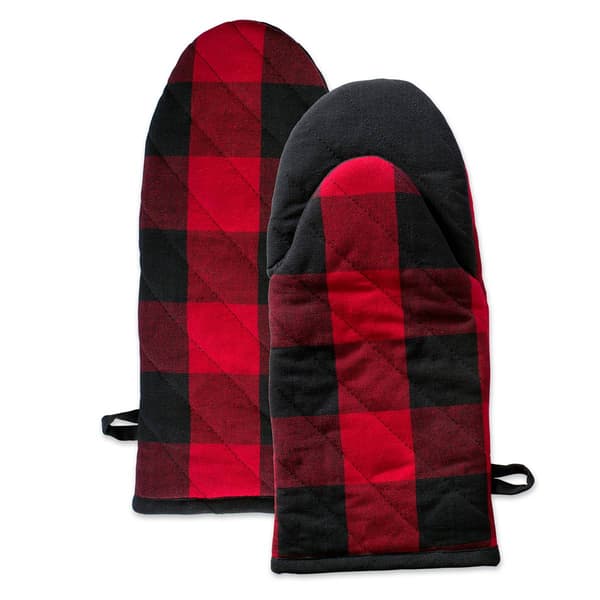 DII&#40;R&#41; Buffalo Check Oven Mitt Set Of 2