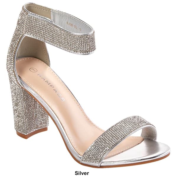 Womens Rampage Glitter Slingback Heels