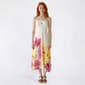Juniors Trixxi Floral Placement Tie Halter Full Midi Dress - image 1