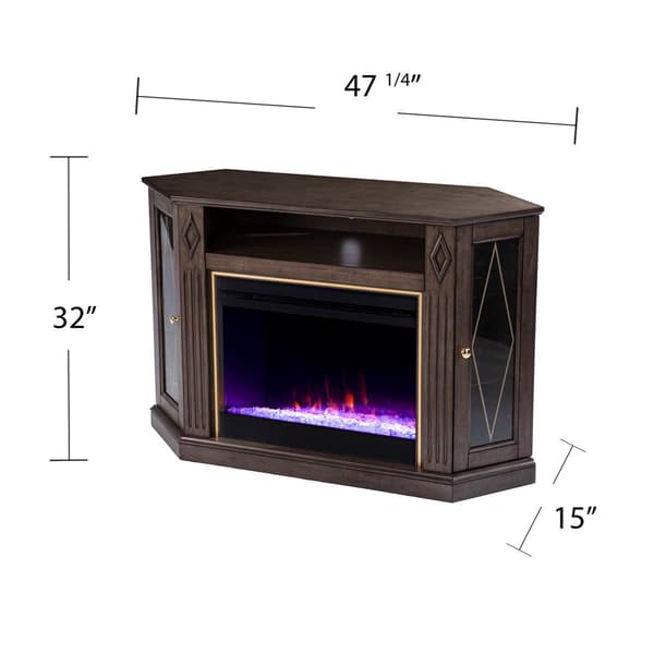 Southern Enterprises Austindale Color Changing Fireplace