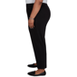Plus Size Alfred Dunner Travel Advisory Black Knit Twill Short L - image 1