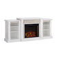 Southern Enterprises Stone Electric Fireplace & Bookcases - image 3