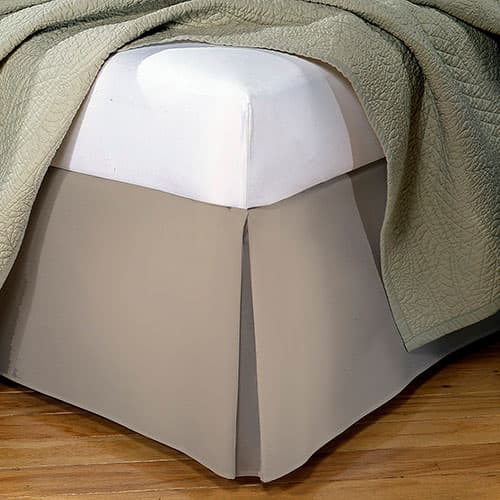Fresh Ideas Tailored Bed Skirt - Mocha - image 