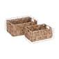 9th & Pike® Brown Wicker and Metal Baskets - Set of 2 - image 7
