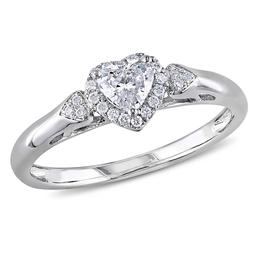 Gold Classics(tm) 14kt. White 2/5ctw. Diamond Engagement Ring