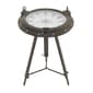 9th & Pike® Black Metal Industrial Accent Table - image 2