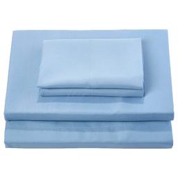London Fog 6pc. Solid Sheet Set - Blue Fog