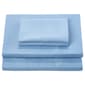 London Fog 6pc. Solid Sheet Set - Blue Fog - image 1