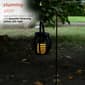 Alpine Solar Dark Brown LED Candle Lantern w/ Shepherd''s Hook - image 5