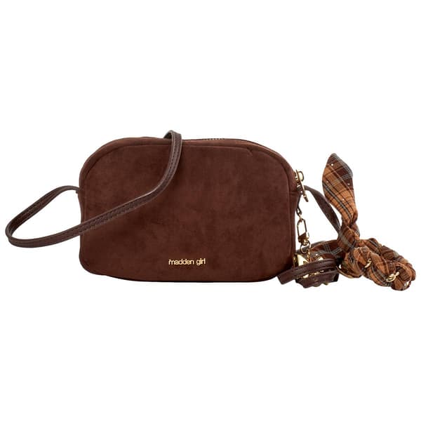 Madden Girl Suede Camera Crossbody