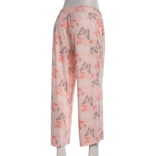 Plus Size MUK LUKS® Butterflies Cloud Knit Capri Pajama Pants