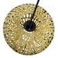 Lalia Home 1-Light Bohemian Farmhouse Coastal Paper Shade Pendant - image 4