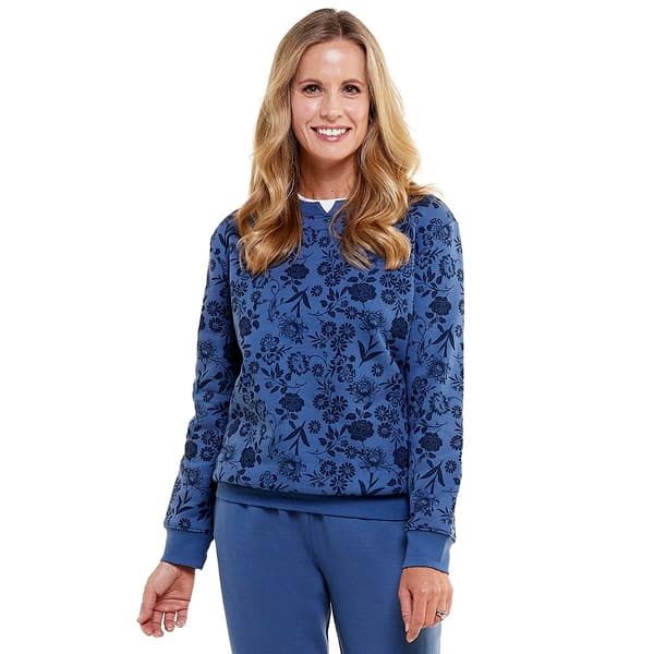 Womens Hasting & Smith Long Sleeve Floral Sweatshirt