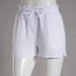 Juniors No Comment Resort Crinkle Gauze Cotton Shorts - image 1