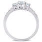 Gemstones Classics&#8482; 10kt. White Gold Aquamarine 3-Stone Ring - image 3