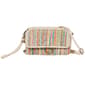 Womens Bueno Striped Straw Crossbody Wallet - image 2