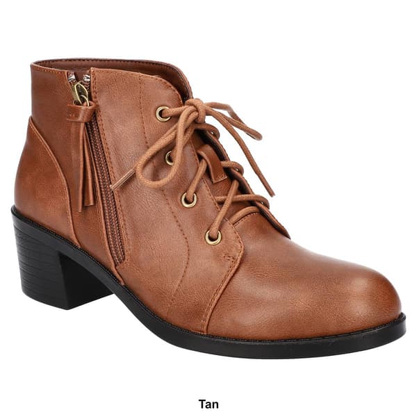 Womens Easy Street Becker Block Heel Ankle Boots