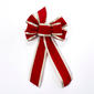 Festive Designer Bow with Gold Edge and 6 Loops - 8x17 - image 1
