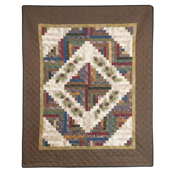 Donna Sharp Your Lifestyle Whitley Rustic Quilted Throw