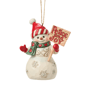 Jim Shore Heartwood Creek Snowman Peace & Joy Christmas Ornament - image 1
