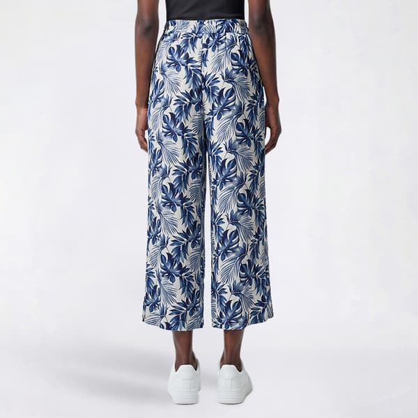 Petite Preswick & Moore® Tropical Leaf Cropped Palazzos