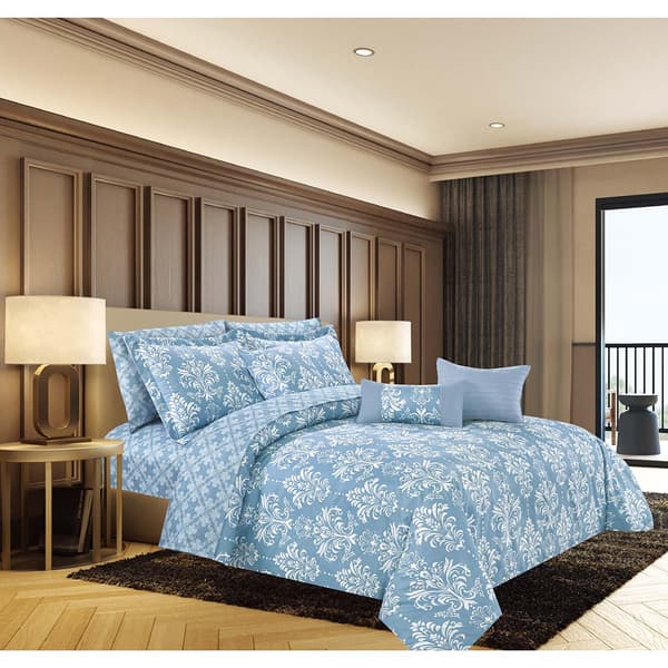 Maya Medallion 10pc. Reversible Comforter Set - image 
