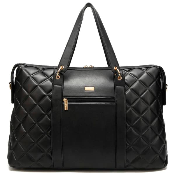 Badgley Mischka Quilted Vegan Leather