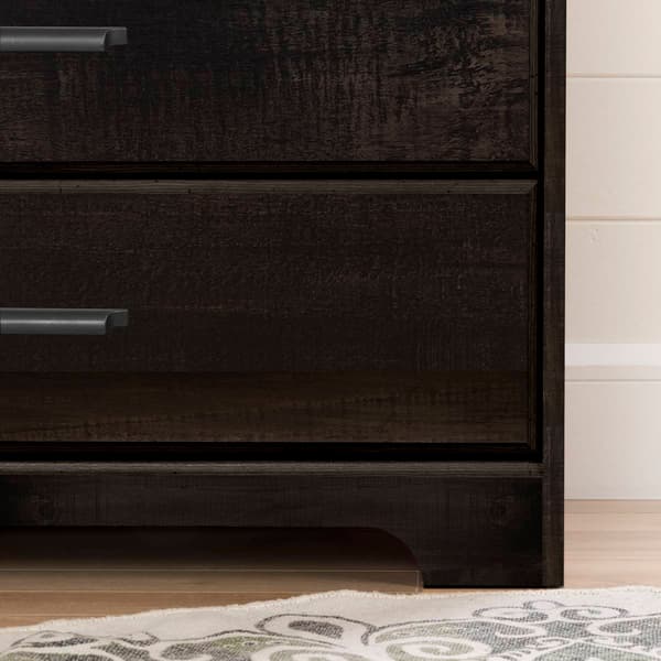 South Shore Versa 5-Drawer Rubbed Black Chest
