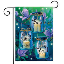 Briarwood Lane Be a Light to the World Garden Flag