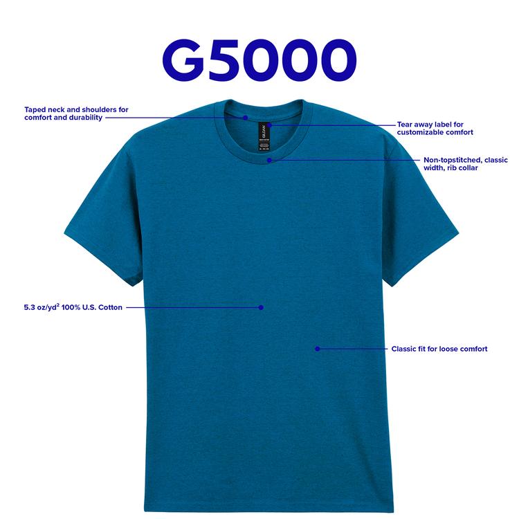 Mens Gildan® Classic Short Sleeve Crew Neck Tee