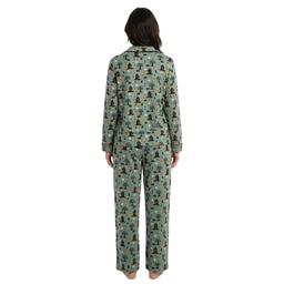 Plus Size René Rofé® Long Sleeve Haunted House Pajama Set