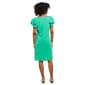 Women Absolutely Famous Double Ruffle Sleeve Shift Dress - image 2