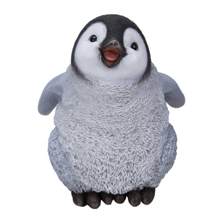 Hi-Line Gift Laughing Baby Penguin Garden Statue