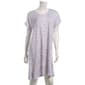 Womens Emily & Jane Short Sleeve V-Neck Stars Nightshirt - image 2