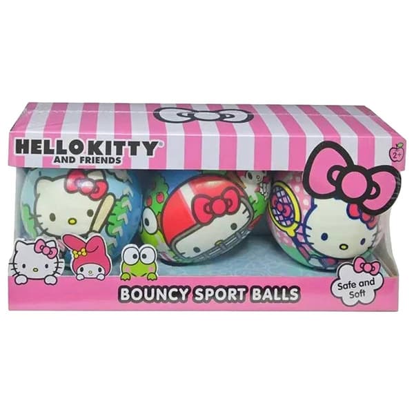 Hello Kitty&#40;R&#41; 3pk. Foam Balls - image 