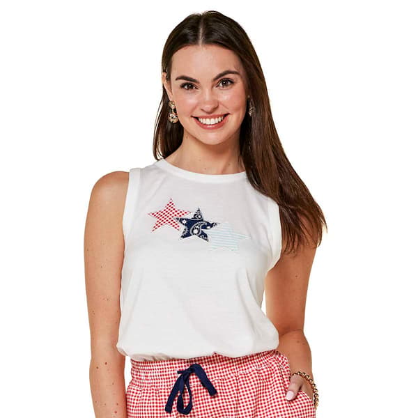Womens Club 76 Patchwork Stars Tank Top - image 