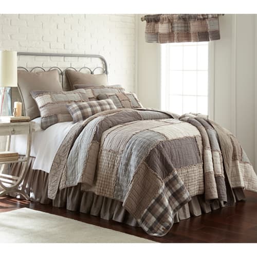 Donna Sharp Smokey Cobblestone Cotton Quilt Set