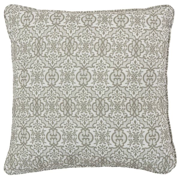 Royal Court Evergreen Square Decorative Throw Pillow - 16x16